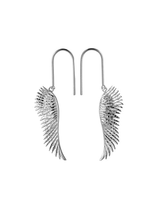 340955 karen walker sterling silver mini cupids wing earrings kw417er stg