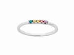 Load image into Gallery viewer, Karen Walker Stg CZ Miniturist Ring
