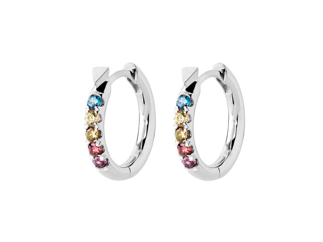 Karen Walker Stg CZ Miniturist Earrings
