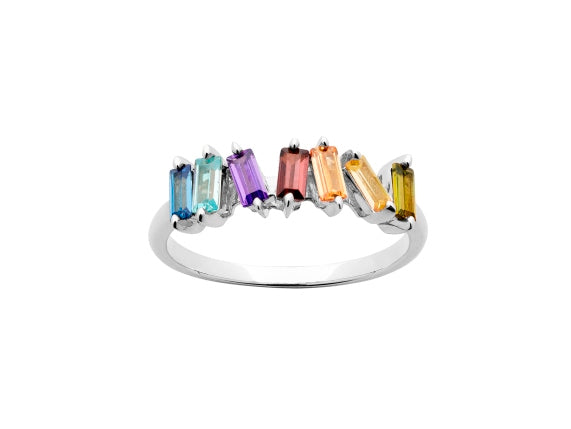 340975 karen walker sterling silver cubic zirconia cubist ring kw438r za stg