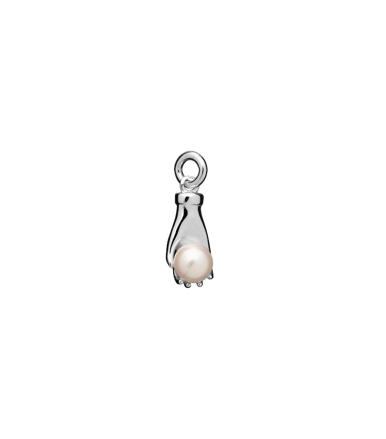 340987 karen walker stg wisdom hand freshwater pearl charm kw451 stg fwp