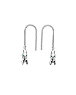 Load image into Gallery viewer, Karen Walker Stg Mini Rocket CZ Earrings
