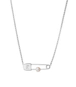 Load image into Gallery viewer, Karen Walker Stg Runaway Safety Pin Necklace
