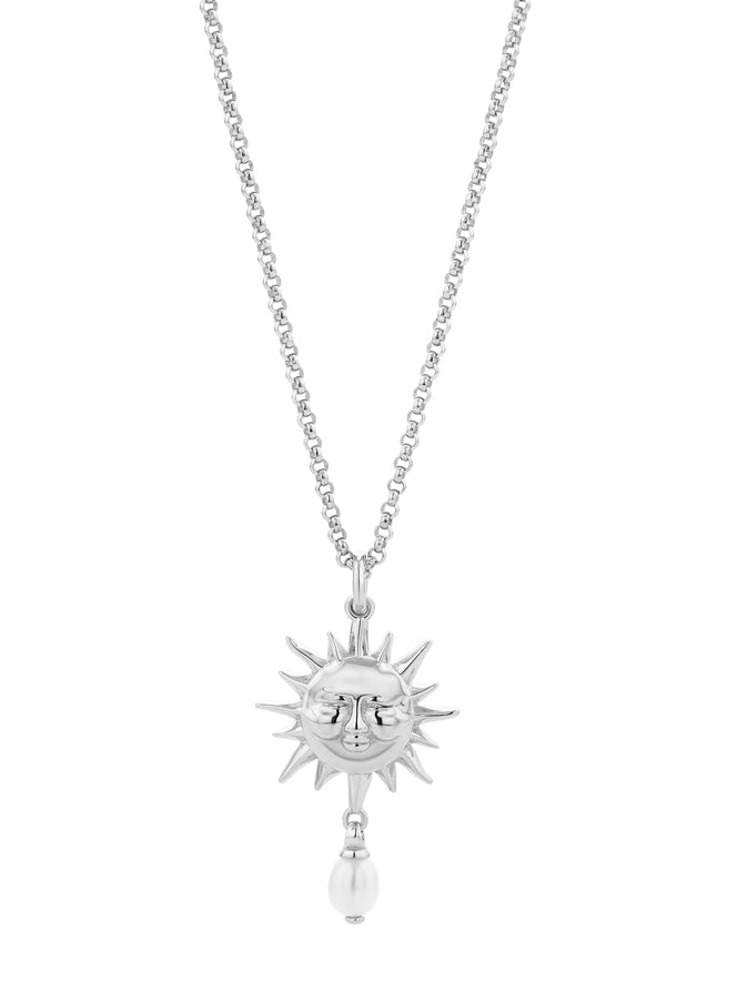341039 karen walker sterling silver fresh water pearl sun necklace kw488pn stg