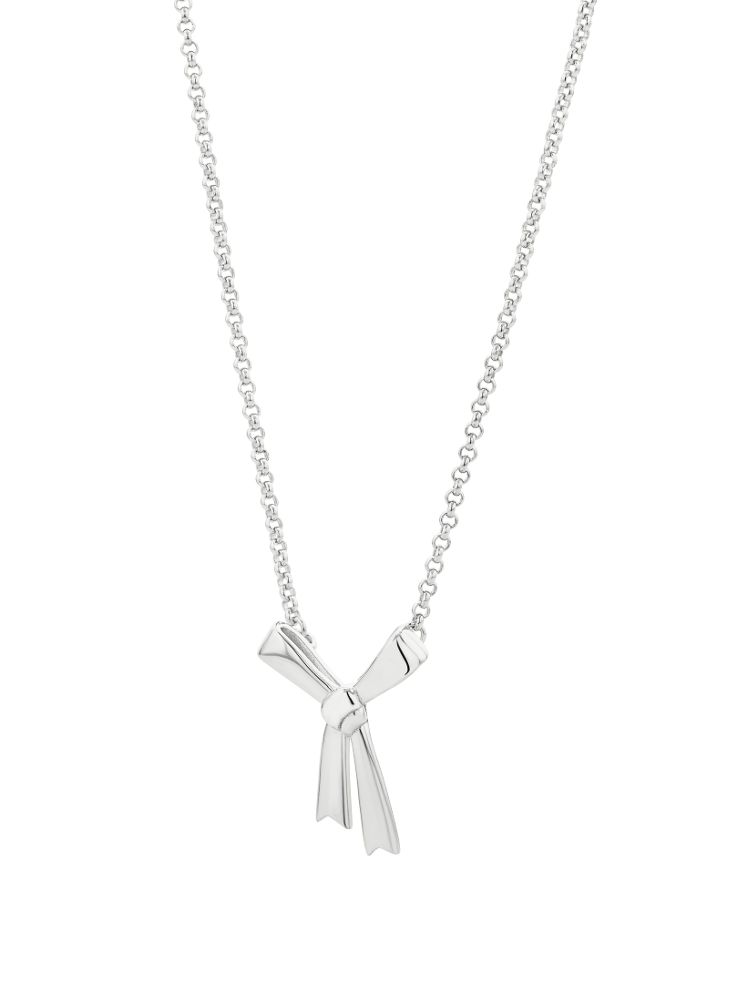 341044karenwalkersterlingsilverfinebownecklacekw493pn gp hgp angle1 backsilver