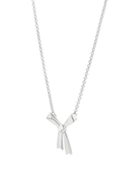 Load image into Gallery viewer, Karen Walker Sterling Silver Fine Bow Necklace
