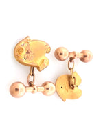 Load image into Gallery viewer, 9ct Scroll Cufflinks
