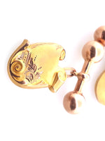 Load image into Gallery viewer, 9ct Scroll Cufflinks
