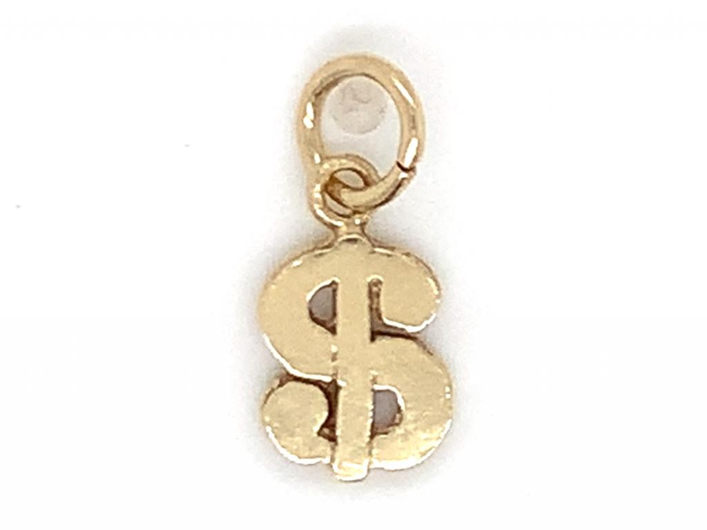 3712272 14ct dollar sign charm_99247d94 b120 4ca1 a495 f6d86a5c11a3