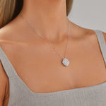 Load image into Gallery viewer, 10ct White Gold Diamond Pendant TDW 2.00ct
