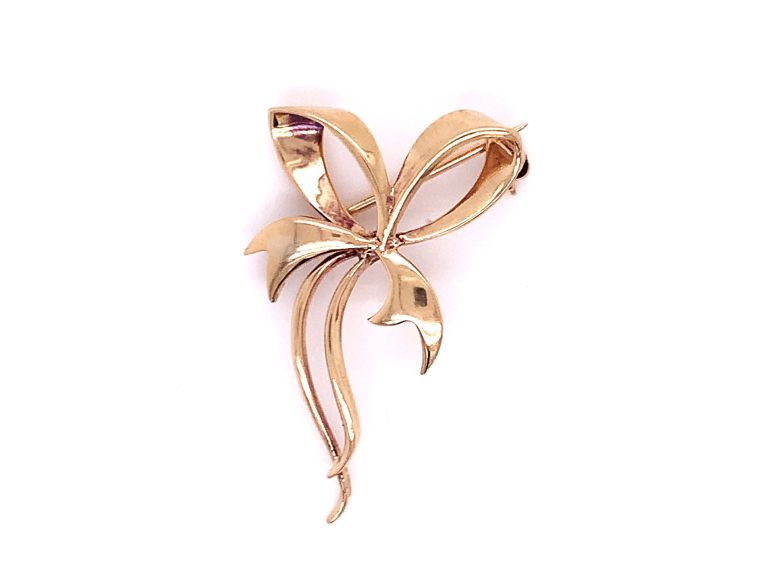 3712496 9ct bow brooch