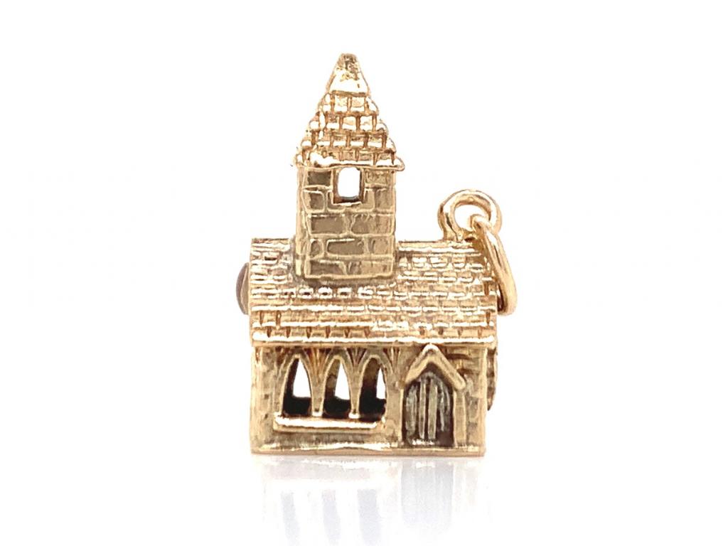 9ct Church Charm