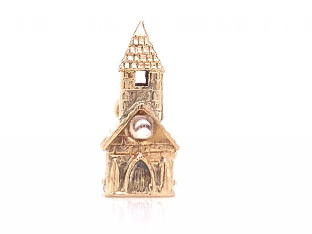 9ct Church Charm