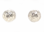 Load image into Gallery viewer, Sterling Silver Hammered Stud Earrings
