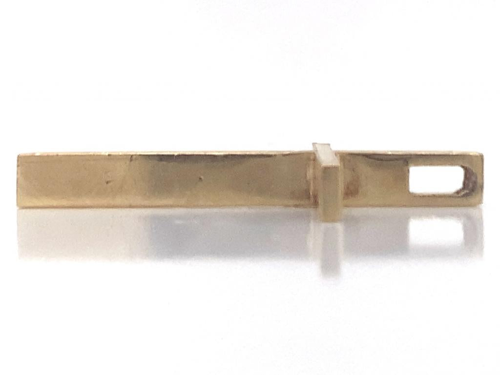 9ct plain cross pendant