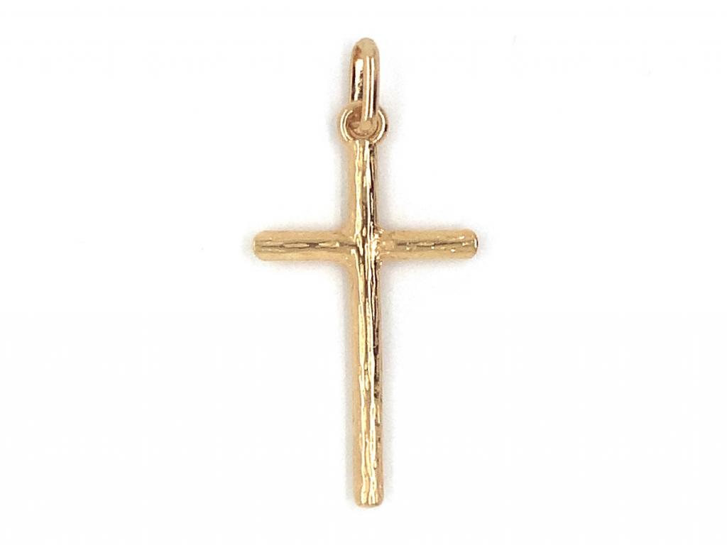 3712746 9ct wooden cross pendant
