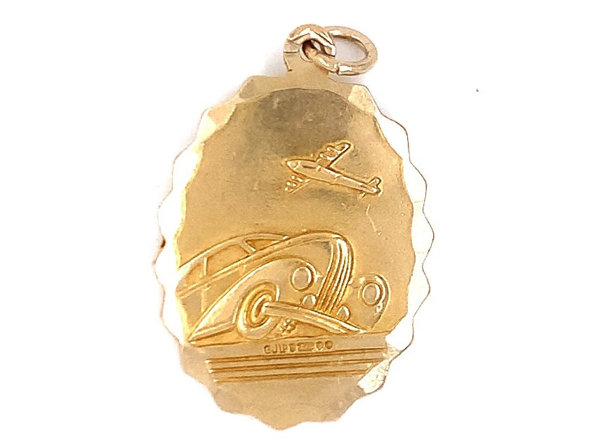 9ct St Christopher Pendant/Charm