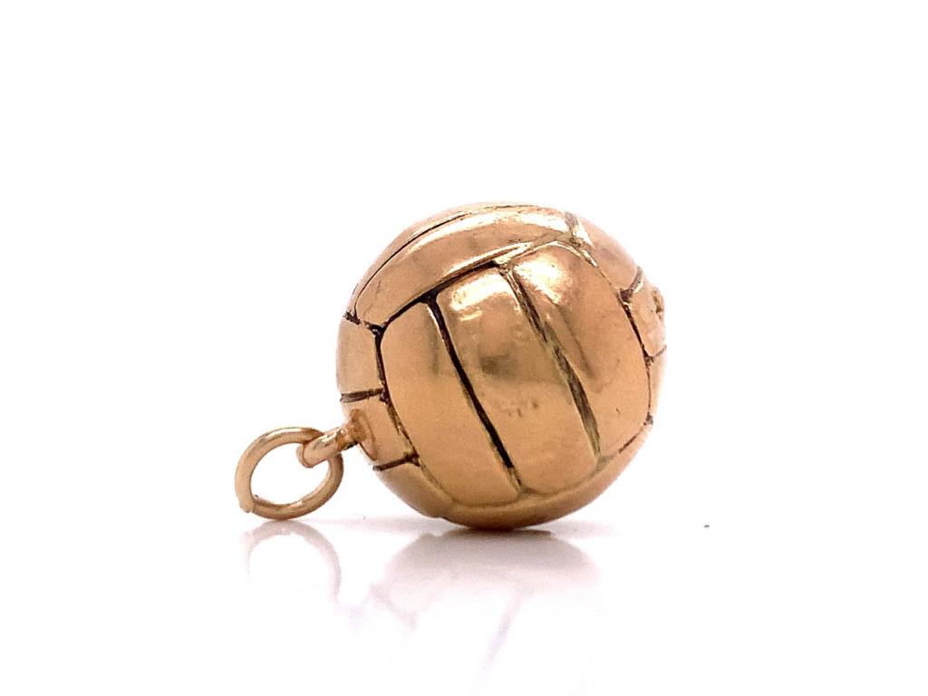 9ct football charm