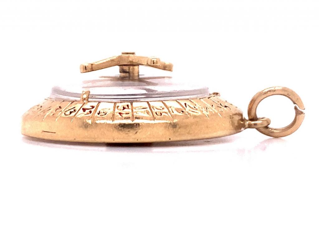 9ct Roulette Wheel Charm - Moveable