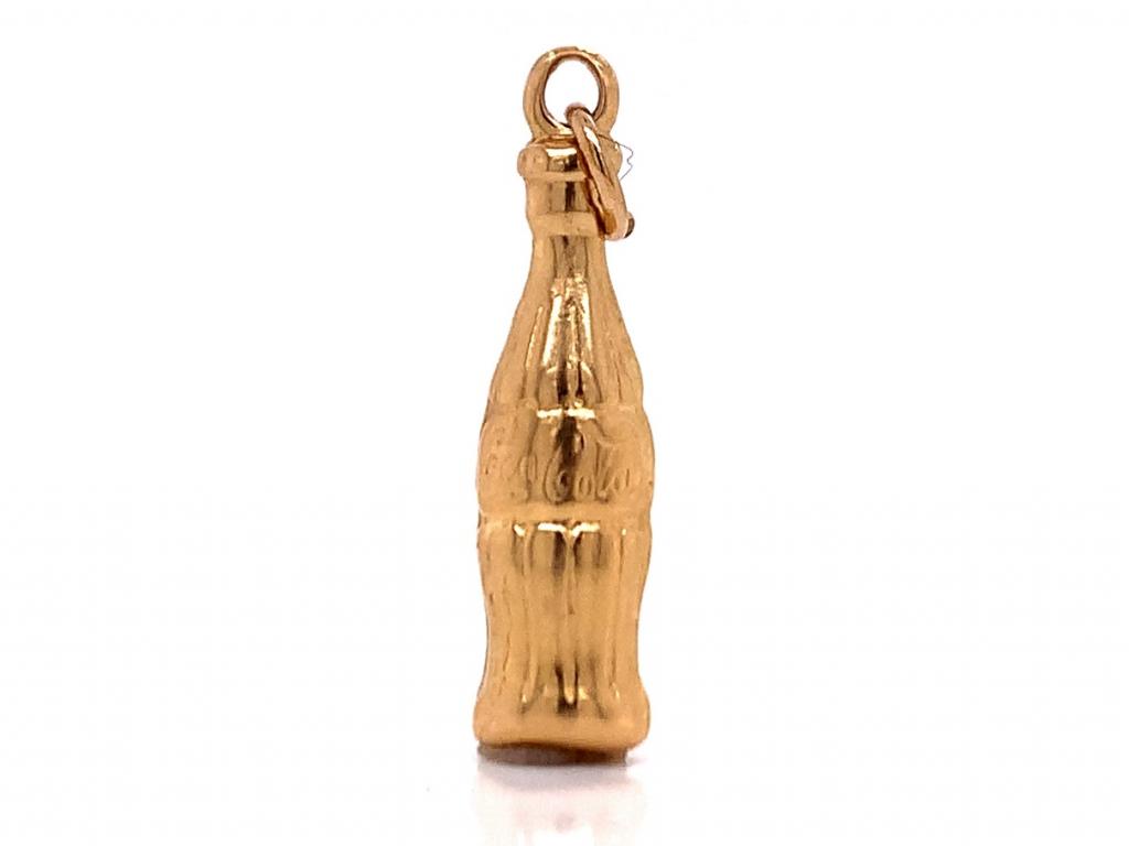 18ct Cola Bottle Charm - Hollow