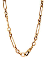 Load image into Gallery viewer, 9ct 44cm 3:1 Figaro Fob Chain
