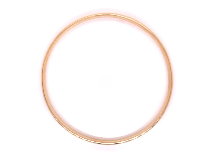 9ct 5.7mm Plain Bangle