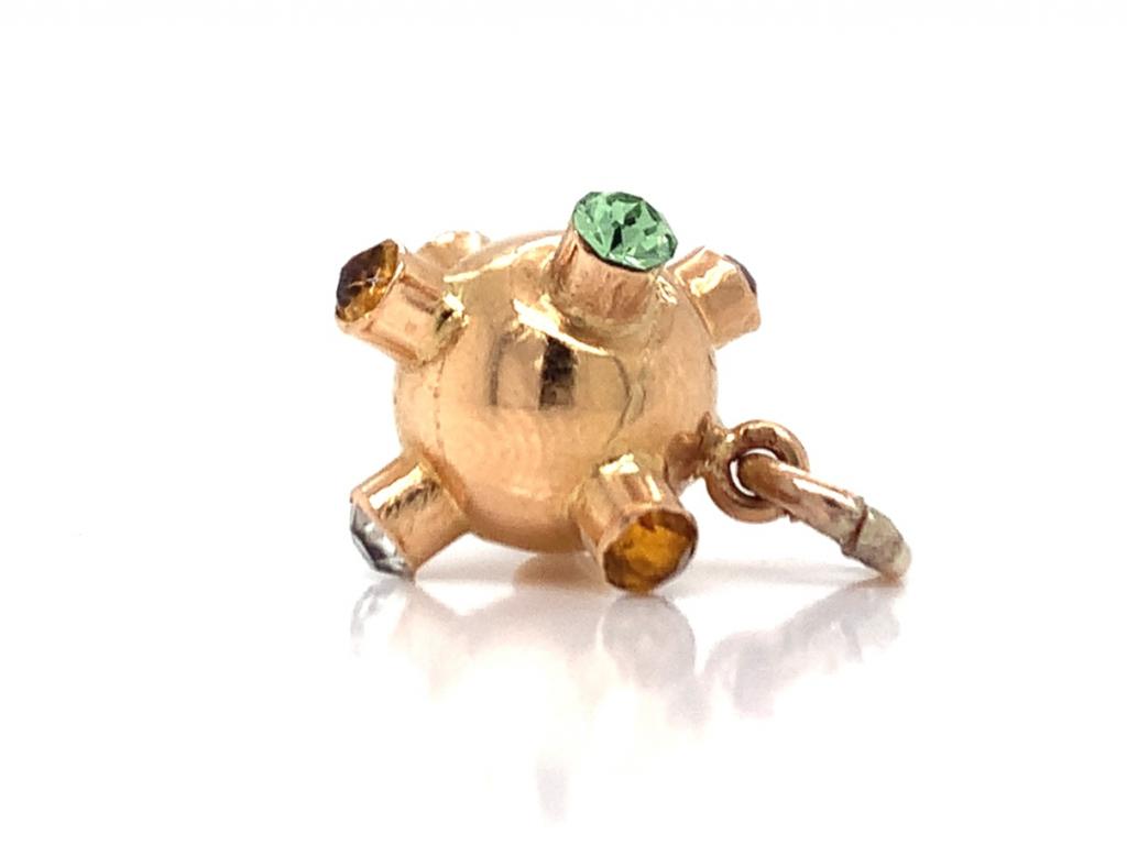 3713355 9ct cz minebomb charm