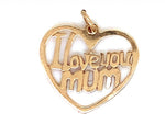 Load image into Gallery viewer, 14ct 'I Love Mum' Charm
