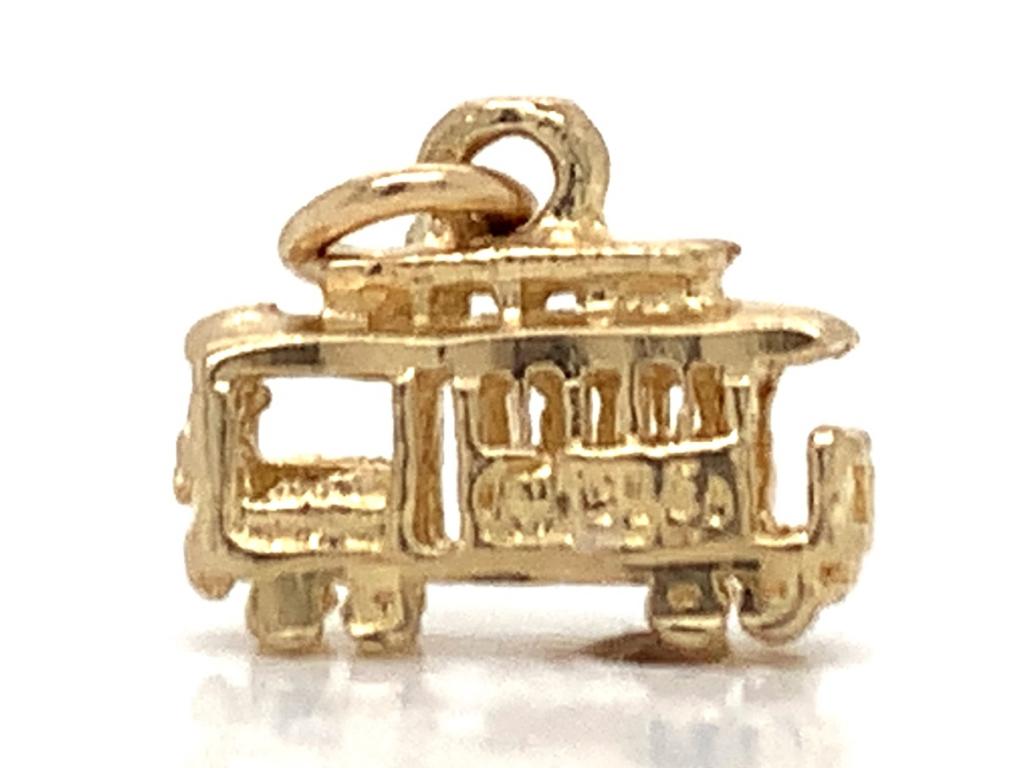 9ct Tram Charm