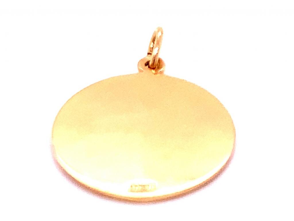 14ct religious medallion