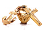 Load image into Gallery viewer, 9ct Faith Hope Charity Charm
