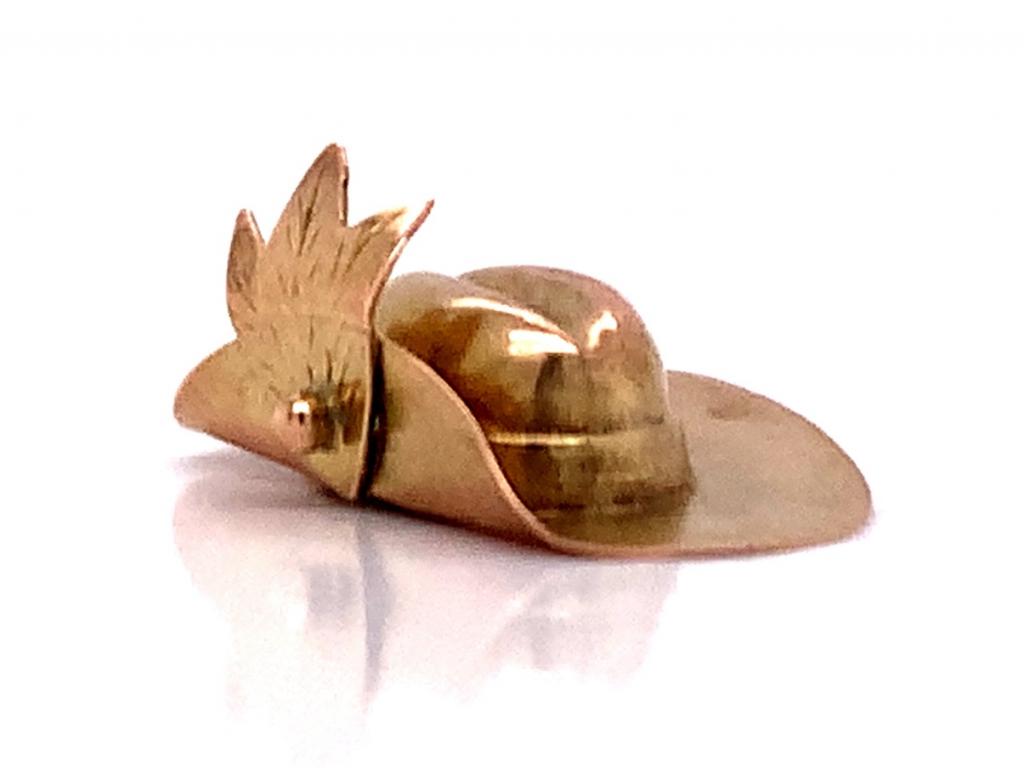 9ct Cavalier Hat Charm