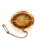 Load image into Gallery viewer, 15ct Vintage Deco Ruby Pearl Brooch
