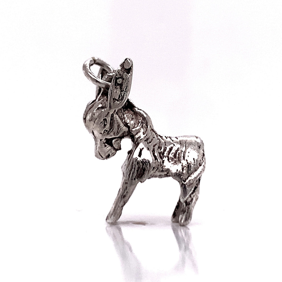 Sterling Silver Donkey Charm