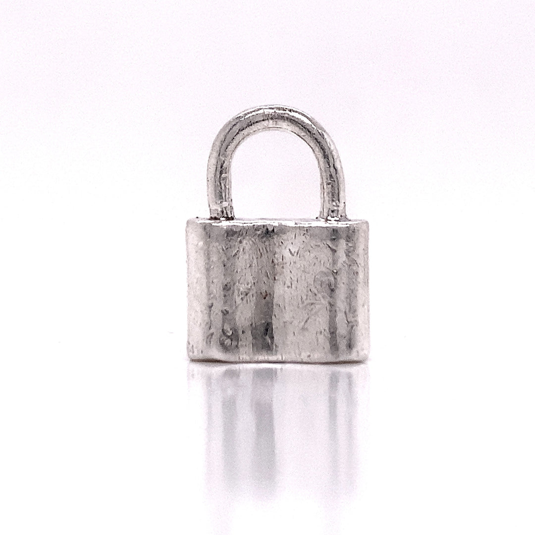 Sterling Silver T & Co Padlock Charm