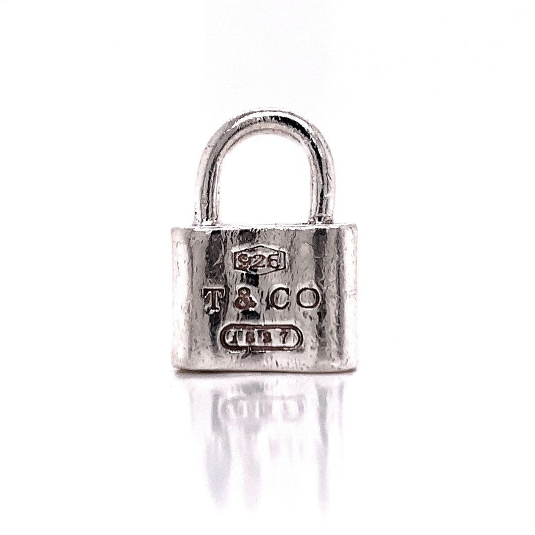 Sterling Silver T & Co Padlock Charm