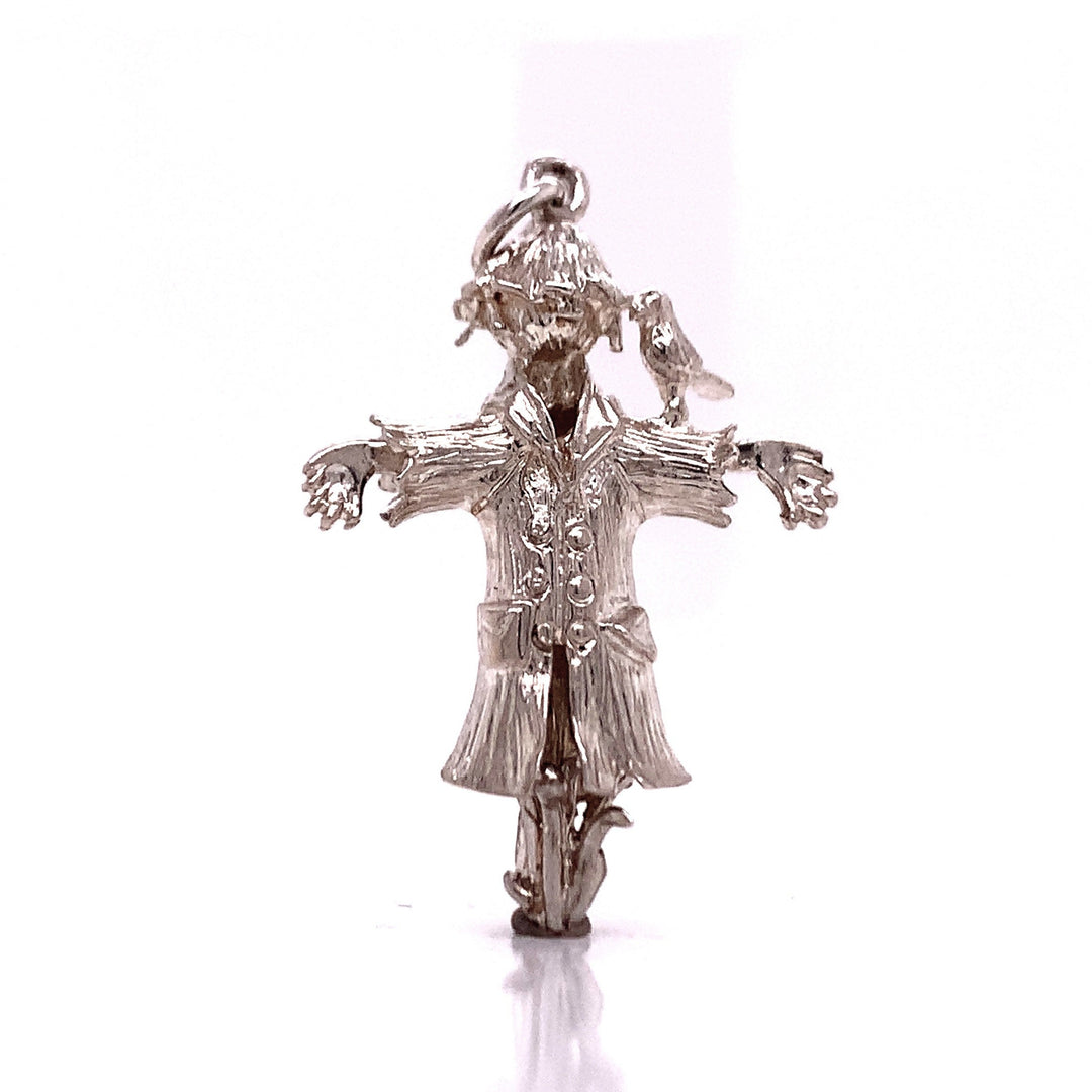 Sterling Silver Scarecrow Charm