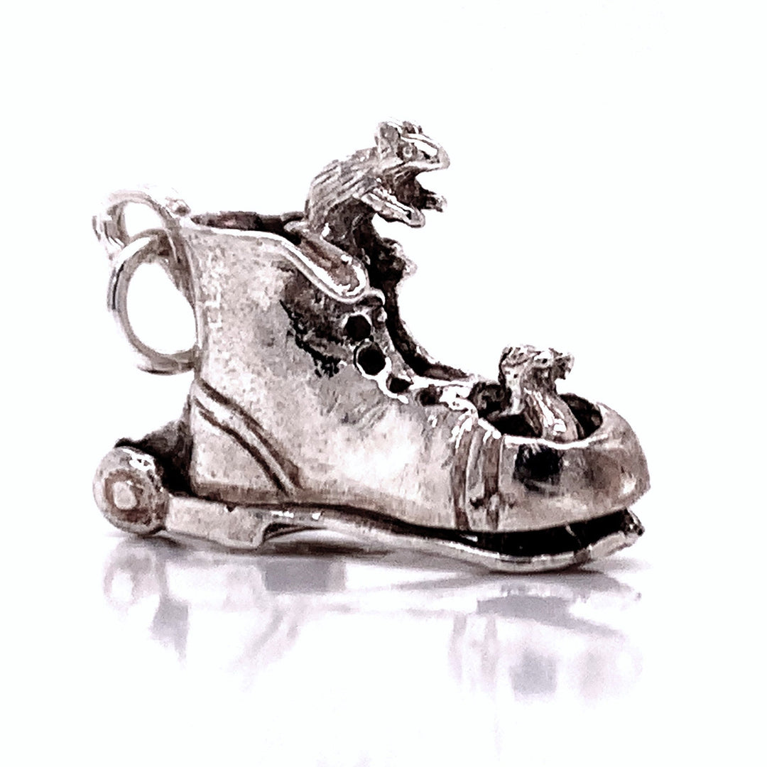 Sterling Silver Old Boot Charm