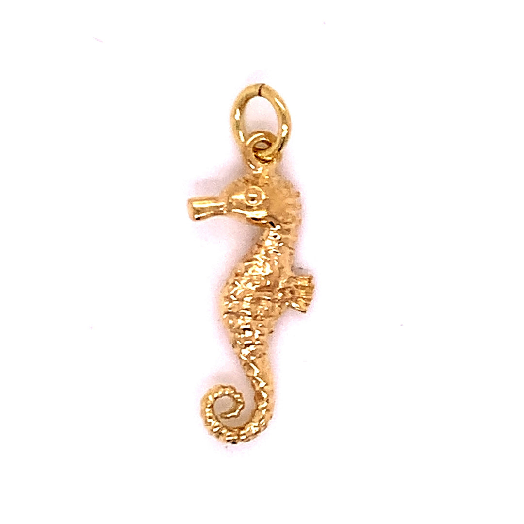 18ct Seahorse Charm