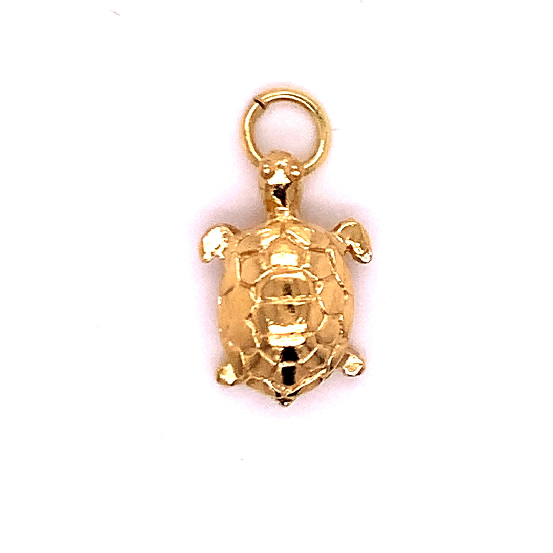 18ct Turtle Charm