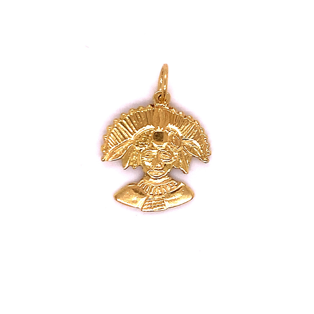371660018ctnativeamericanchiefcharm