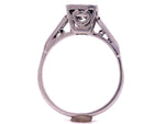 Load image into Gallery viewer, Platinum/Palladium/18ct White Gold Diamond Solitaire Ring TDW 0.46ct
