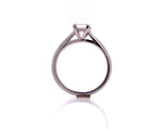 Load image into Gallery viewer, 18ct White Gold Princess Cut Diamond Solitaire Ring TDW 0.50ct
