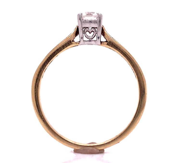 9ct Diamond Solitaire Ring TDW 0.59ct