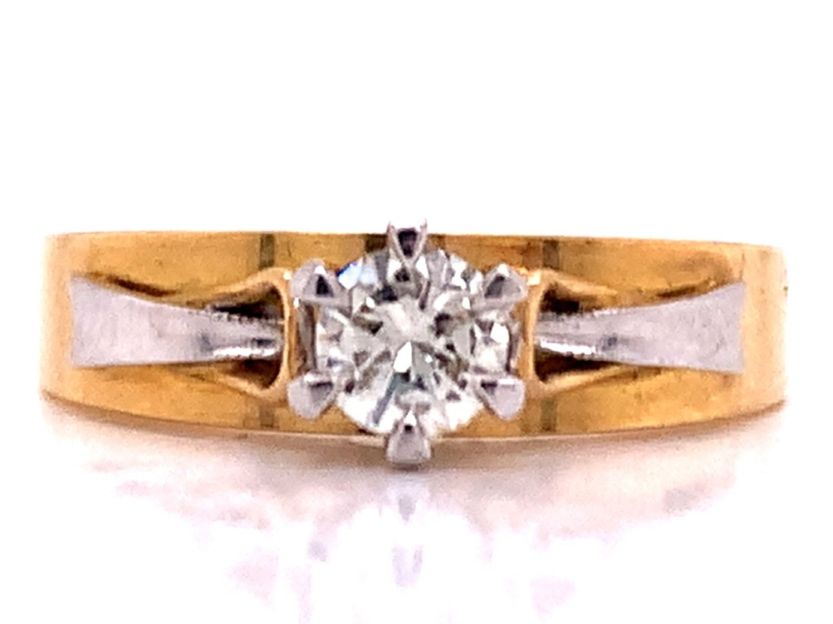 3810549 18ct diamond solitaire ring tdw 0