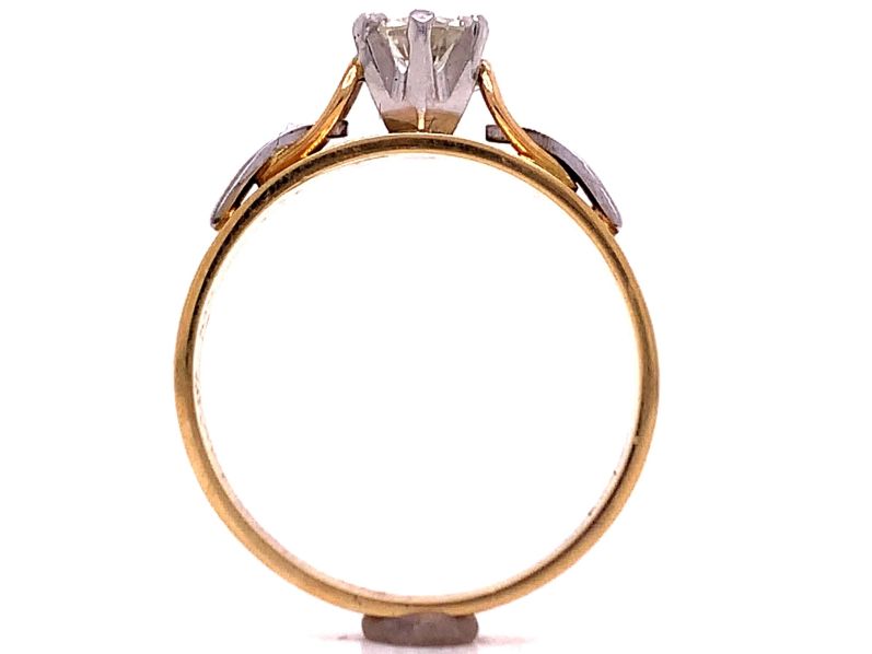 18ct diamond solitaire ring tdw 0