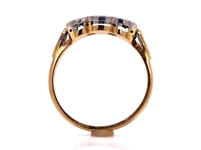 18ct Five Diamond Curved Eternity Ring TDW 0.15ct
