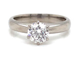 Load image into Gallery viewer, Platinum Diamond Solitaire Ring TDW 0.72ct
