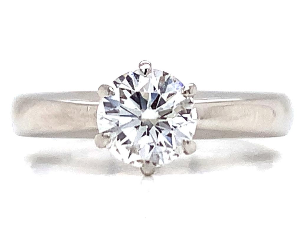 3810778 platinum diamond solitaire ring tdw 0