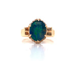 Load image into Gallery viewer, 9ct Triplet Opal Deco Ring
